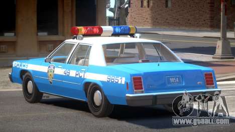 Ford LTD Crown Victoria NYC Police 1986 for GTA 4