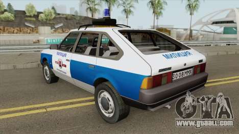 21418 AZLK Moskvich (Municipal Police) for GTA San Andreas