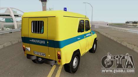 UAZ 469 (Police Union) for GTA San Andreas