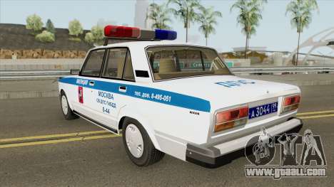 VAZ 2107 DPS (Police of Moscow) for GTA San Andreas