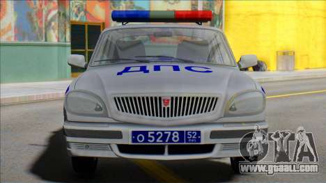 Gaz Volga 31105 Police DPS 2006 for GTA San Andreas