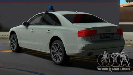 Audi A8 2013 Administration of the region for GTA San Andreas