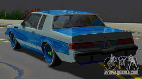 Buick GNX 1987 Lowrider for GTA San Andreas