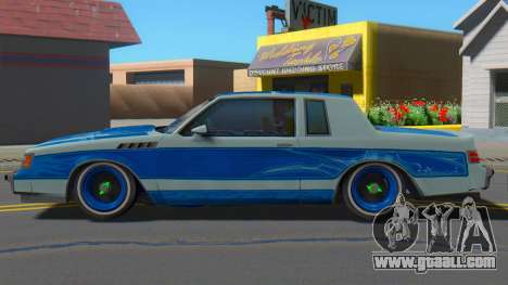 Buick GNX 1987 Lowrider for GTA San Andreas