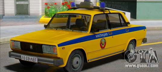 Vaz-2105 Soviet Police 1982