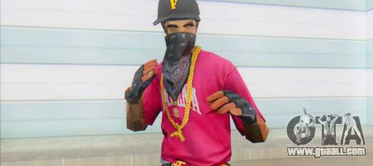 Hip Hop Free Fire Skin For Gta San Andreas