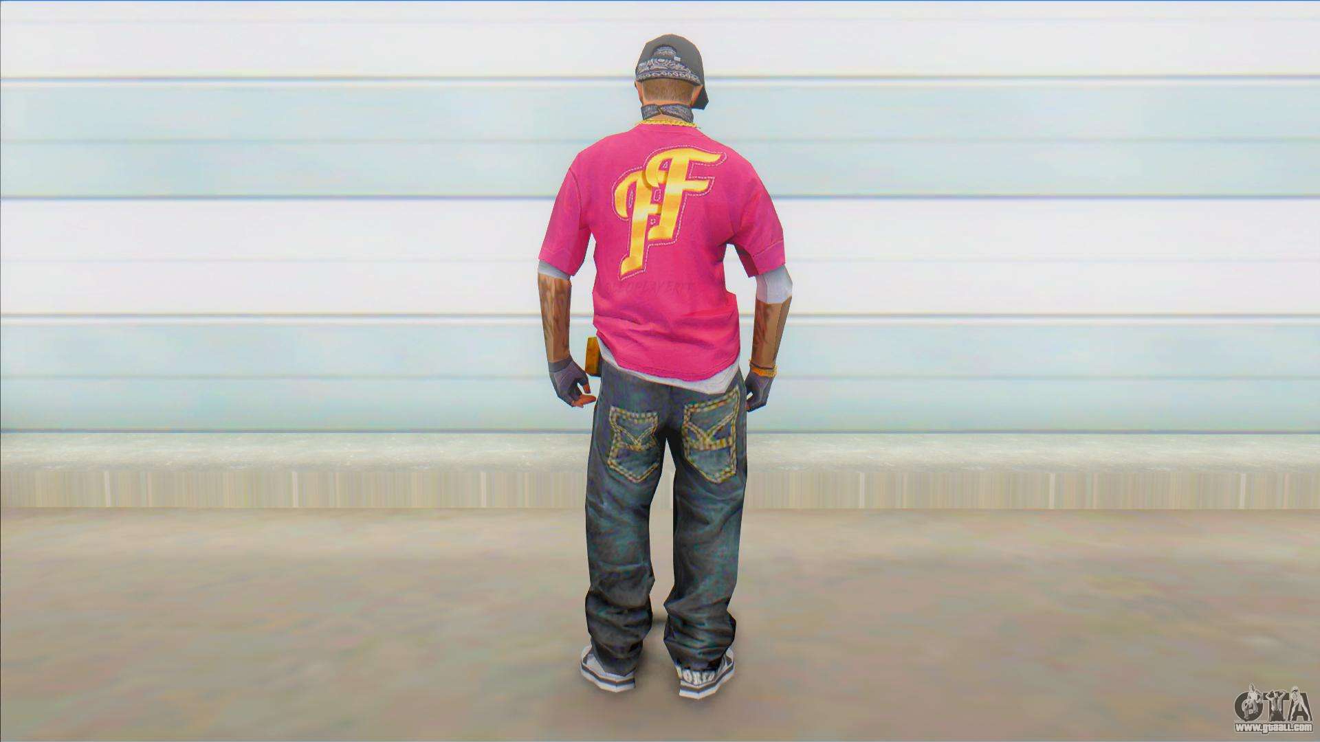 Hip Hop Free Fire Skin For Gta San Andreas