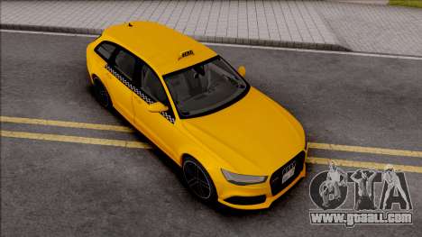 Audi RS6 C7 Taxi for GTA San Andreas