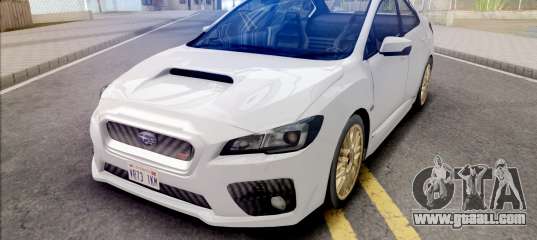 Subaru Impreza WRX STI 2017 Lowpoly