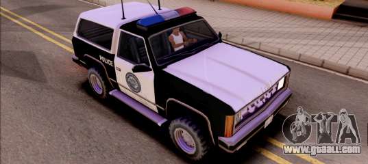 Police Car Flashing Lights