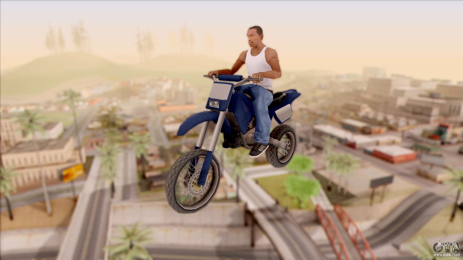 Can Not Fall Off The Bike para GTA San Andreas