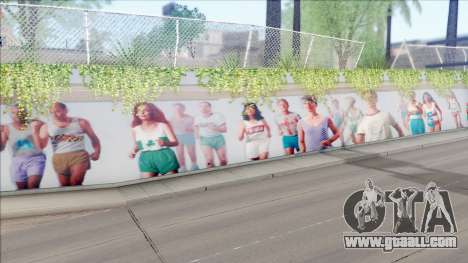 LA Freeway Murals Mod for GTA San Andreas