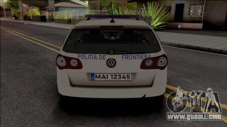 Volkswagen Passat Politia De Frontiera v2 for GTA San Andreas