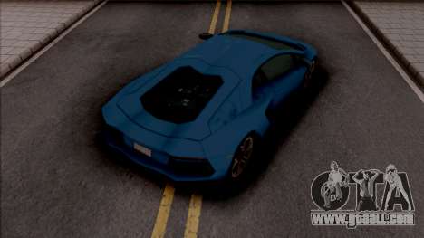 Lamborghini Aventador (SA Lights) for GTA San Andreas