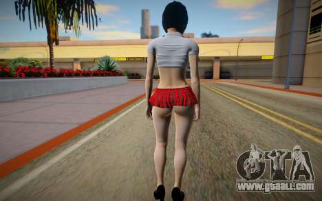 Hot Ada Wong School DIMENSIONS Miniskirt THICC for GTA San Andreas