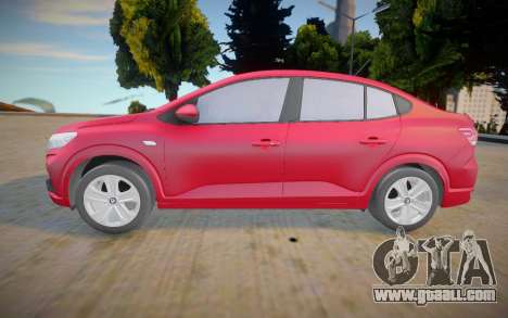 Dacia Logan 2021 (interior lowpoly) for GTA San Andreas
