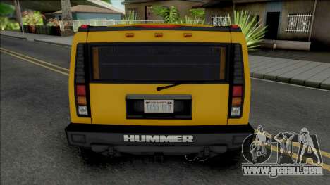 Hummer H2 2003 Improved for GTA San Andreas