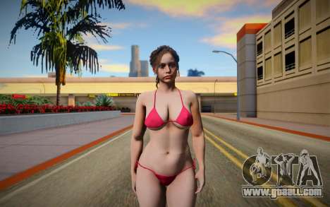 Curvy Claire Bikini for GTA San Andreas