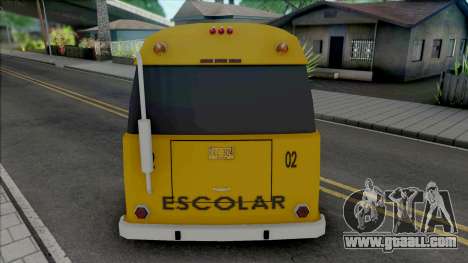 Dodge Bus Escolar v2 for GTA San Andreas