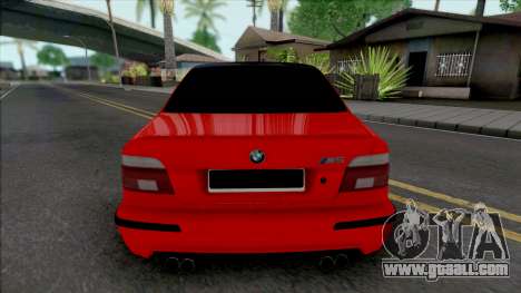 BMW 5-er E39 Red Black for GTA San Andreas
