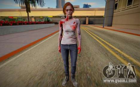 Jill Valentine Zombie for GTA San Andreas