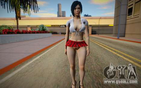 Hot Ada Wong School DIMENSIONS Miniskirt THICC for GTA San Andreas