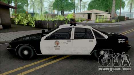 Chevrolet Caprice 1992 LAPD Improved for GTA San Andreas