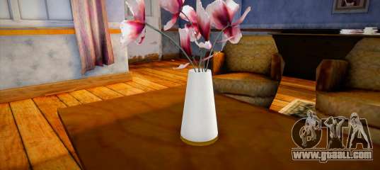Vase with poppies