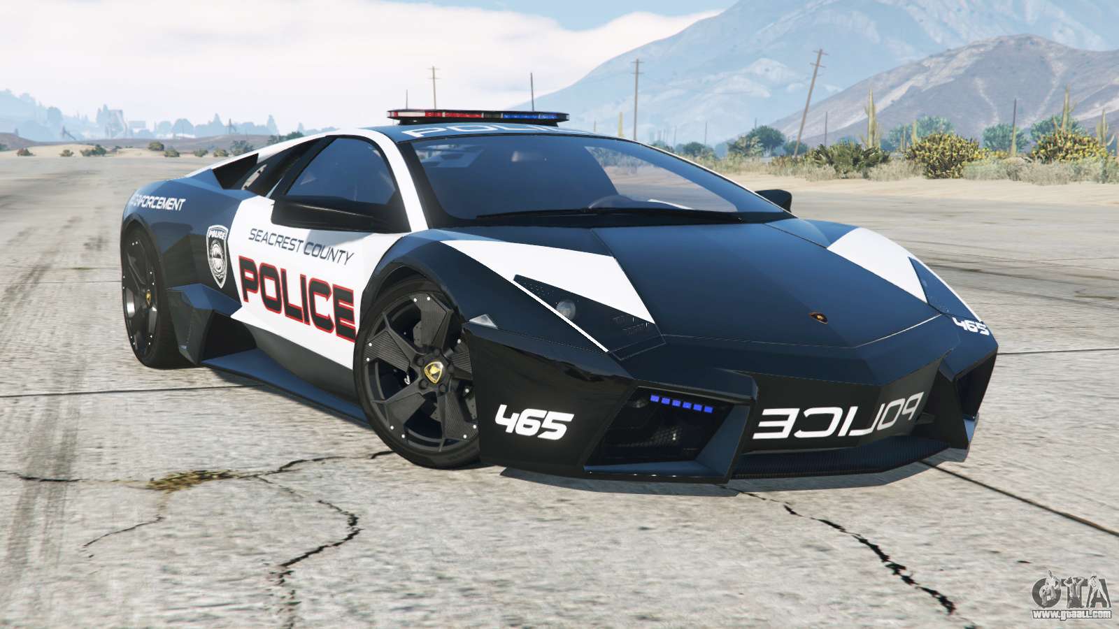 Lamborghini Reventon 2008〡Hot Pursuit Police for GTA 5