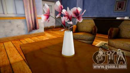 Vase with poppies for GTA San Andreas