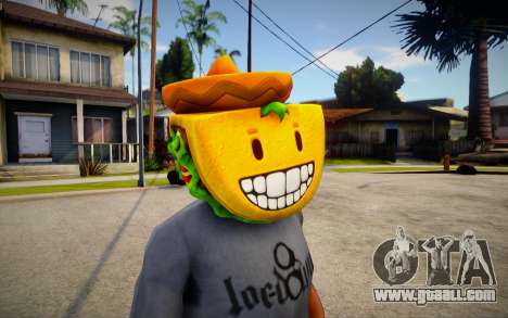 GTA V Taco Mask For Cj for GTA San Andreas