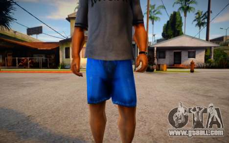 Darker Colored Cut Off Denims Shorts For Cj for GTA San Andreas