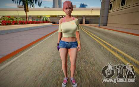 DOA6 Honoka Energy Up Training Wear for GTA San Andreas