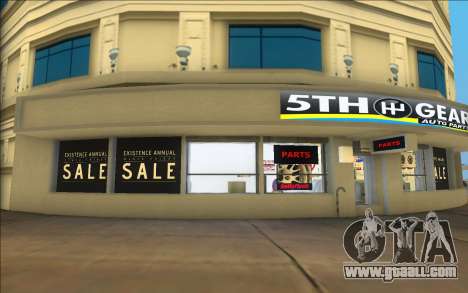 Car Parts Shop for GTA Vice City