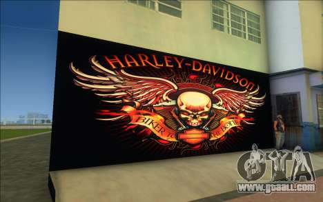 Biker Wall Art Professional for GTA Vice City