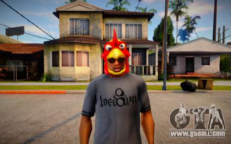 Rooster mask for GTA San Andreas