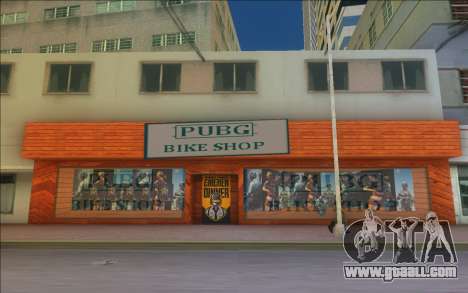 PUBG Bike Shop for GTA Vice City