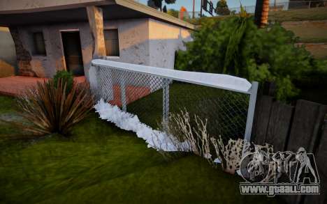 Winter Fence Mesh 5 for GTA San Andreas