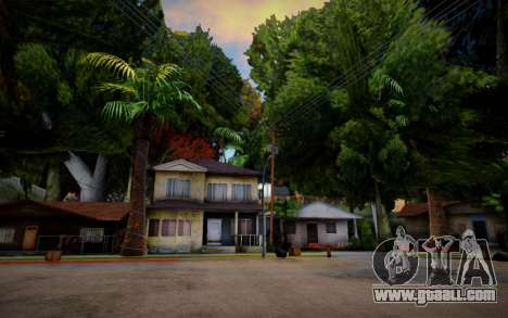 Grove Street Full of Trees for GTA San Andreas