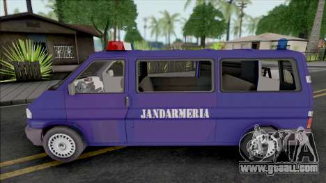 Volkswagen Caravelle Jandarmeria for GTA San Andreas