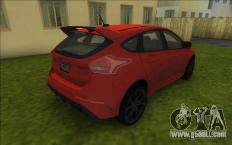 Ford Focus RS 2017 for GTA Vice City