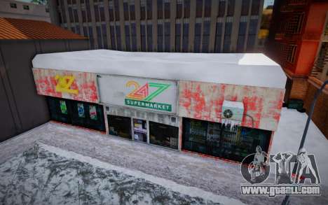 Winter 24hours Supermarket for GTA San Andreas