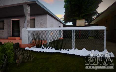 Winter Fence Mesh 5 for GTA San Andreas