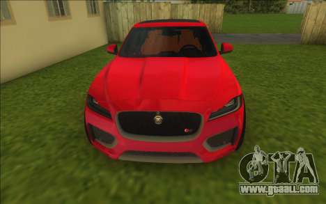 Jaguar F Pace for GTA Vice City