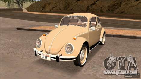 Volkswagen Beetle (Fuscao) 1500 1971 - Brazil for GTA San Andreas