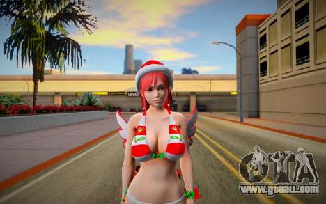 Honoka Christmas Angel for GTA San Andreas