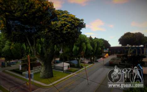 Grove Street Full of Trees for GTA San Andreas