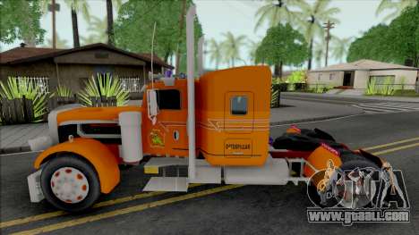 Kenworth W900 Orange for GTA San Andreas