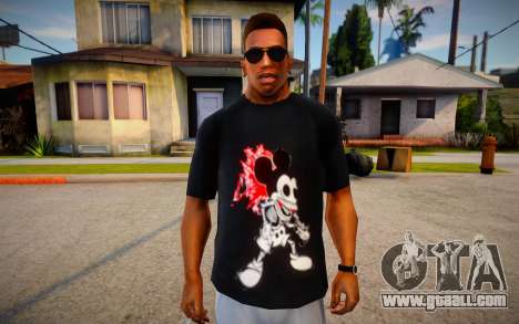 Mickey Mouse T-Shirt (good textures) for GTA San Andreas