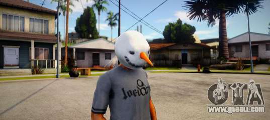 Snowman mask (GTA V Old Gen Xmas)